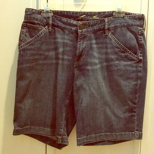 EDDIE BAUER Light-Medium Blue Jean Shorts
